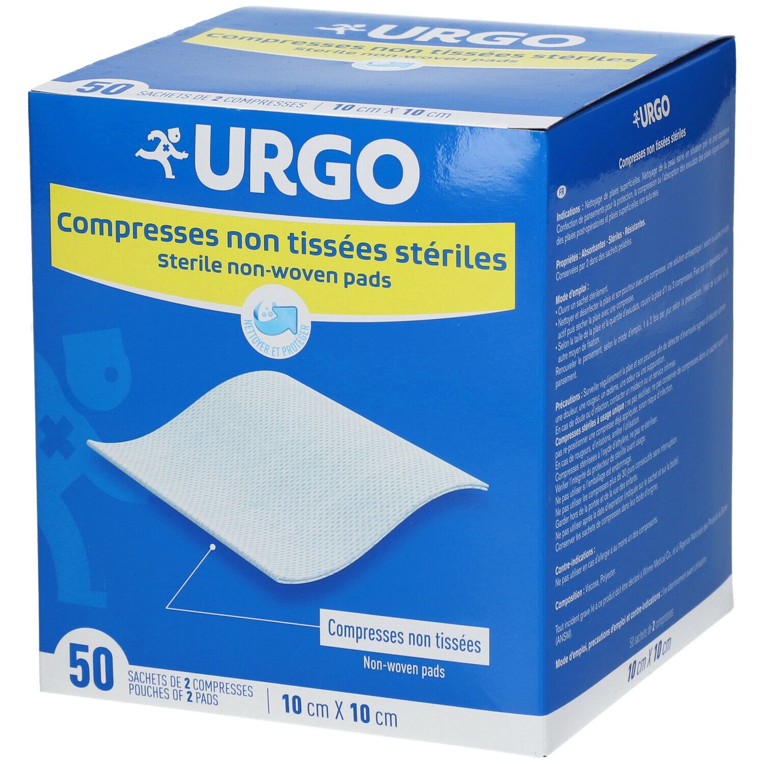 Urgo Compresses stériles Non-tissées 10 cm x 10 cm
