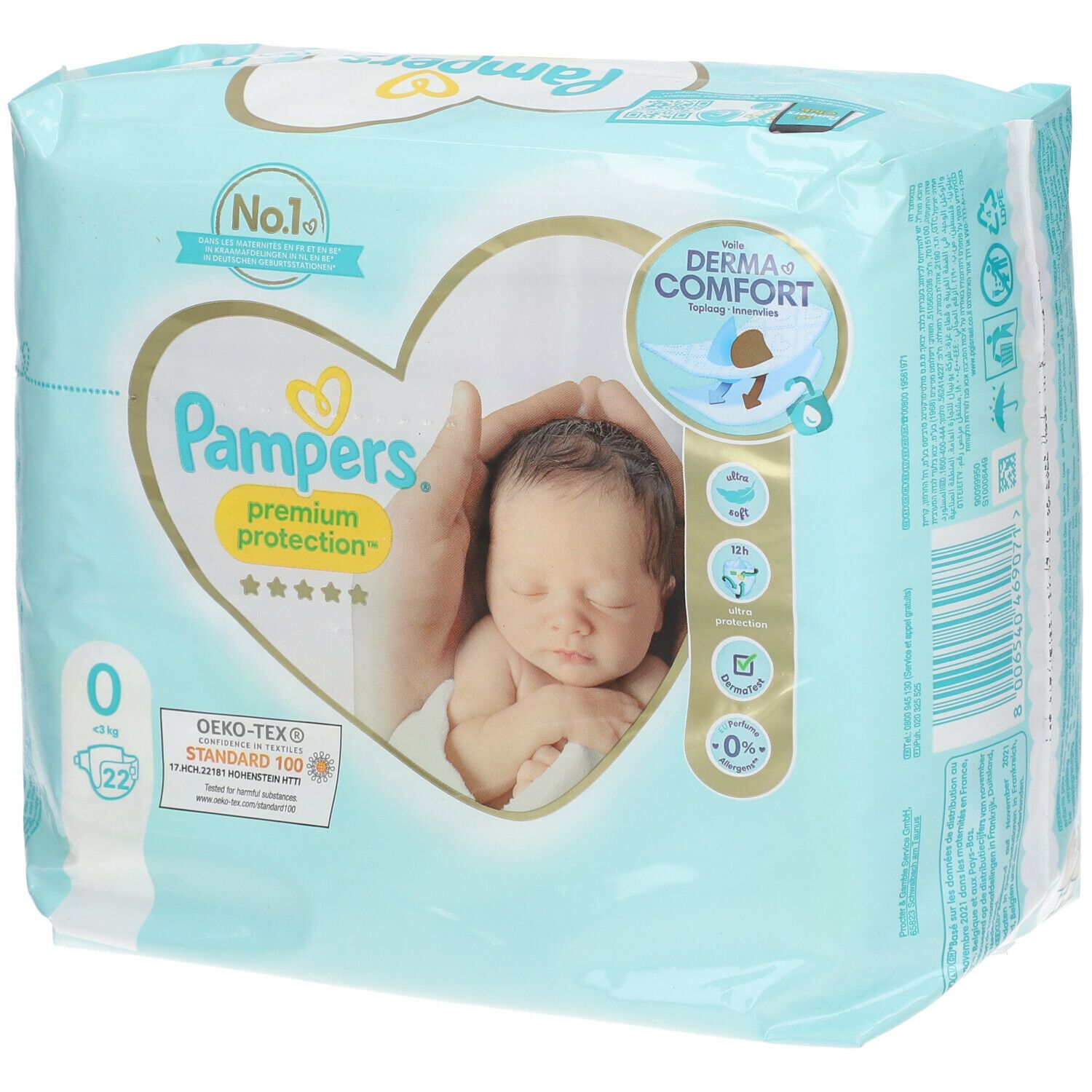 Pampers® Premium Protection™ Couche Taille 0, - 3 kg