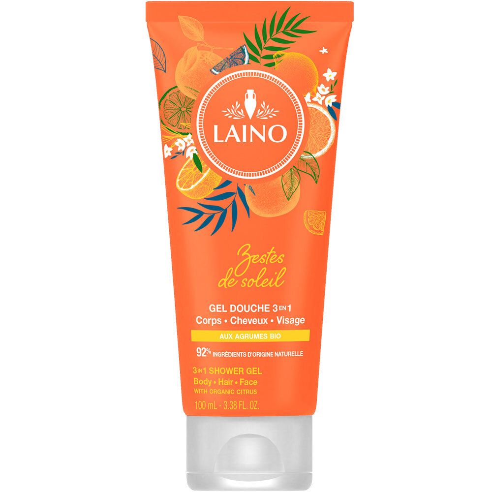 LAINO Dusch-Shampoo Citrus 3 in 1 Zitrusfrüchte Bio