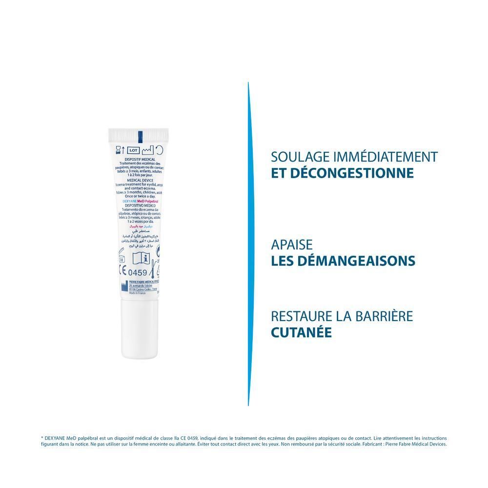 Dos du tube. Texte en français. Dispositif médical. Informations d'utilisation.