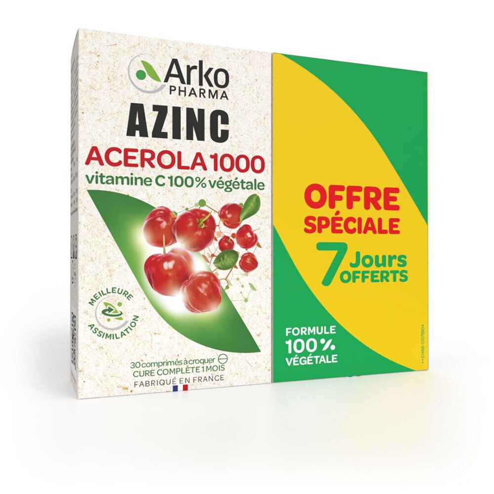 Arkopharma Azinc® Acérola 1000