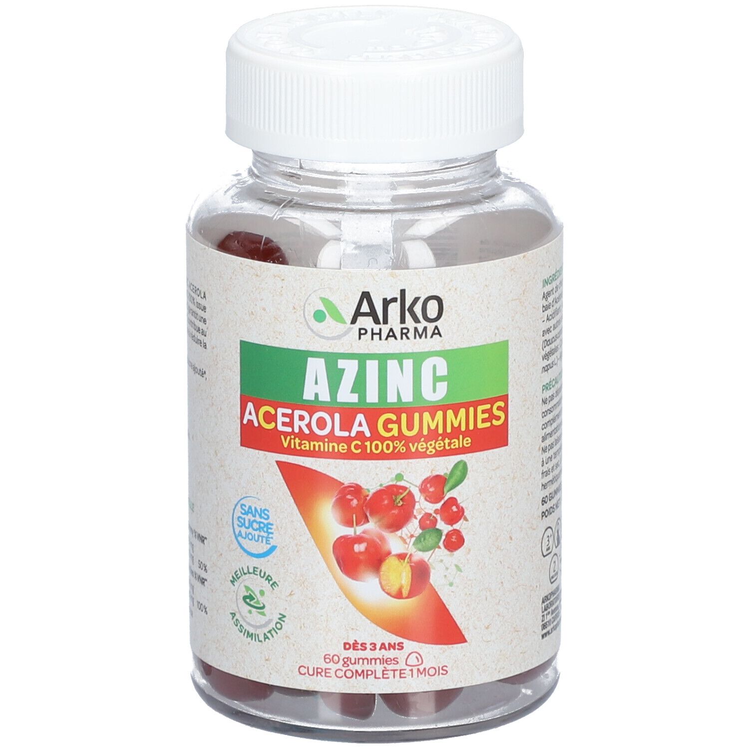 Arkopharma Azinc® Acérola Gummies