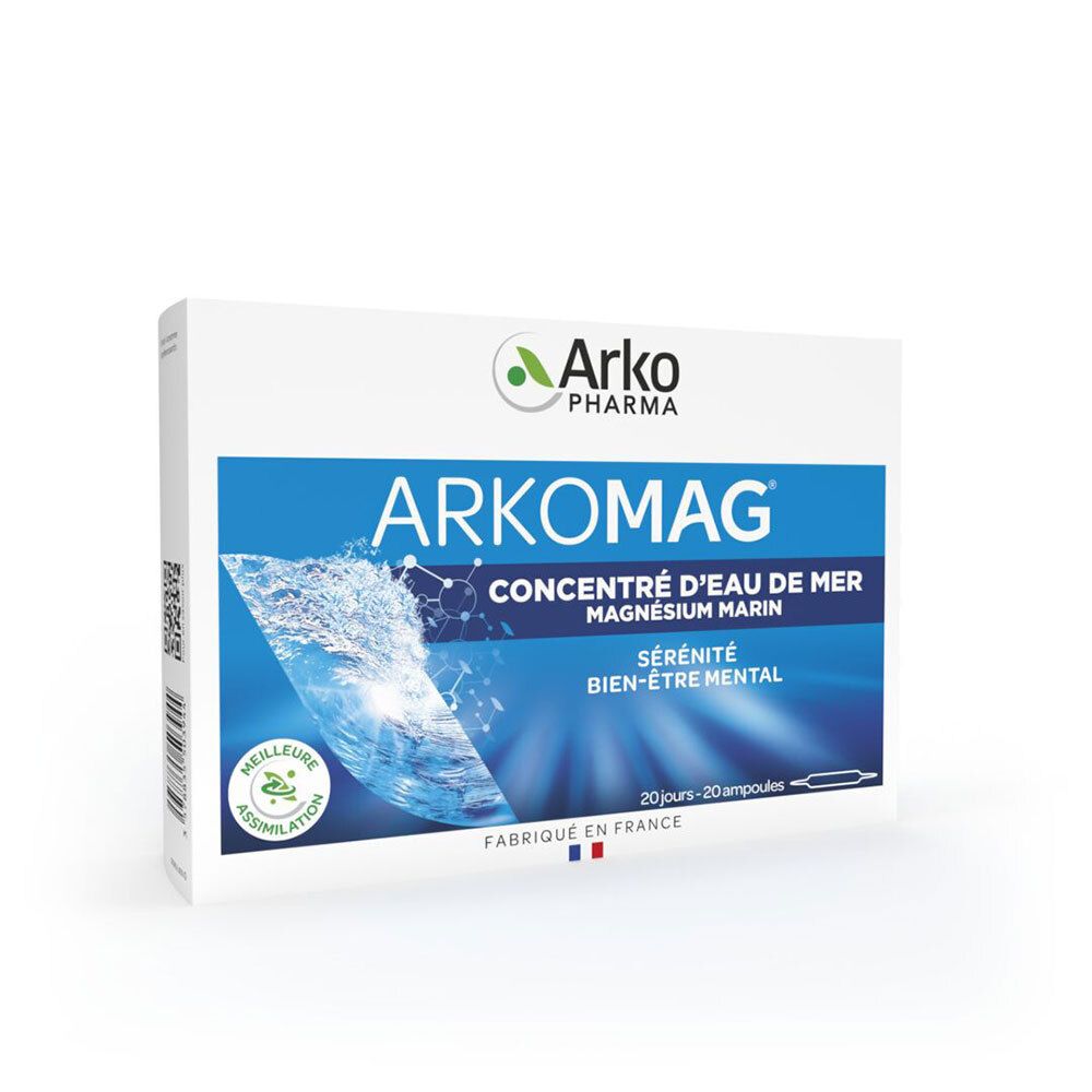 Arkopharma Arkomag® Concentré d'eau de mer Magnésium marin