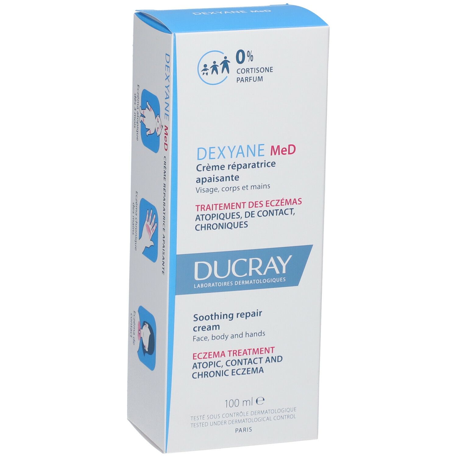 Ducray Dexyane Med Crème Réparatrice Apaisante 100 Ml Shop Apothekech 