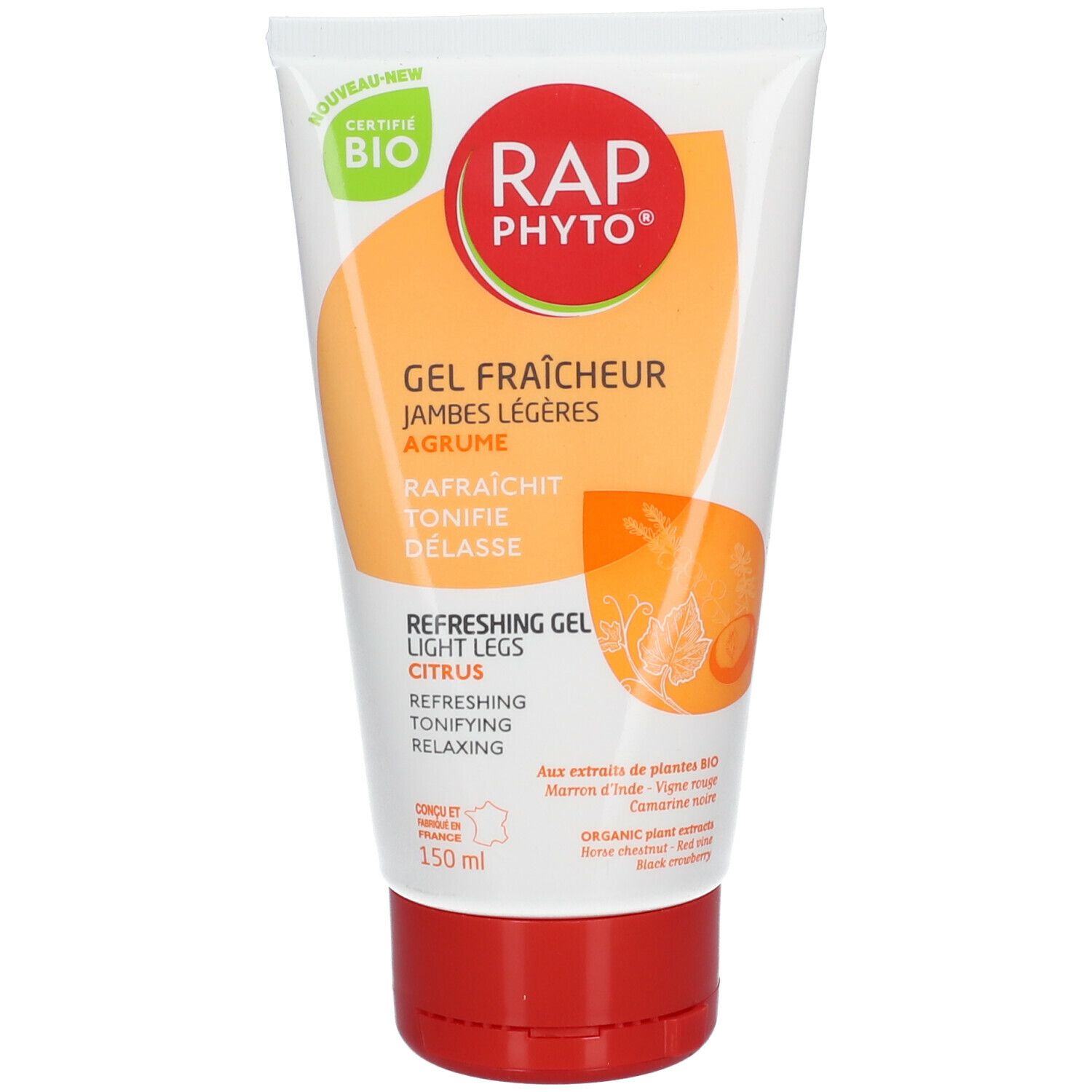 RAP Phyto® Bio Gel Fraîcheur Jambes Légères Agrume