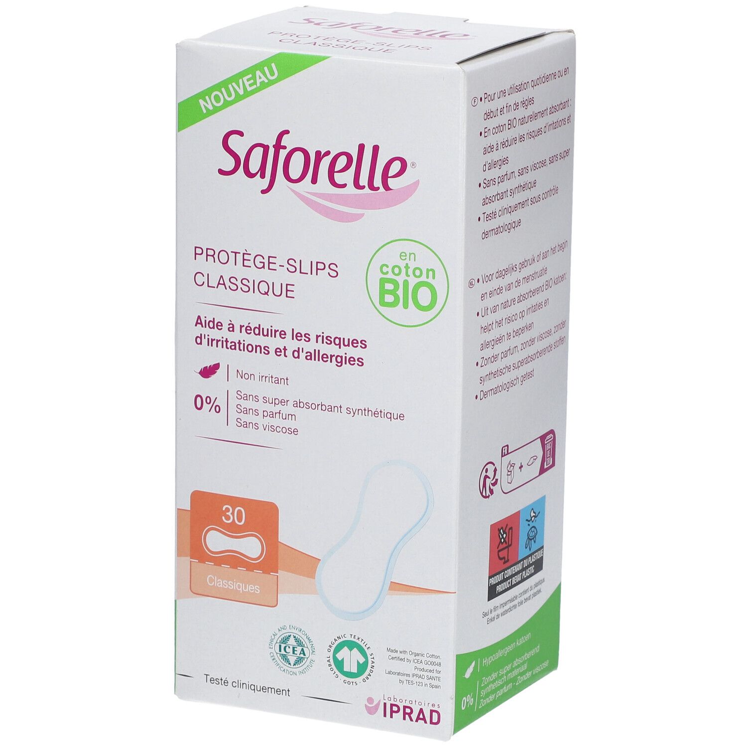 Saforelle® Protège-Slip Classique BIO