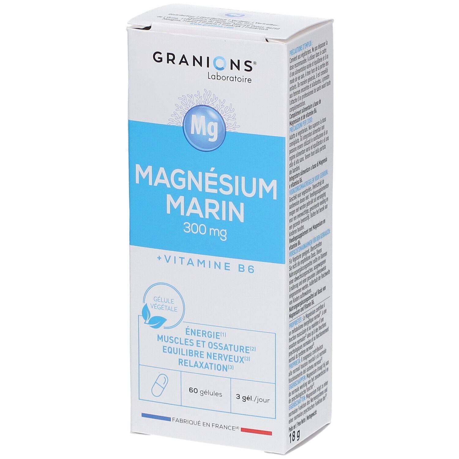 Laboratoire des Granions® Magnesium Marin 300 mg