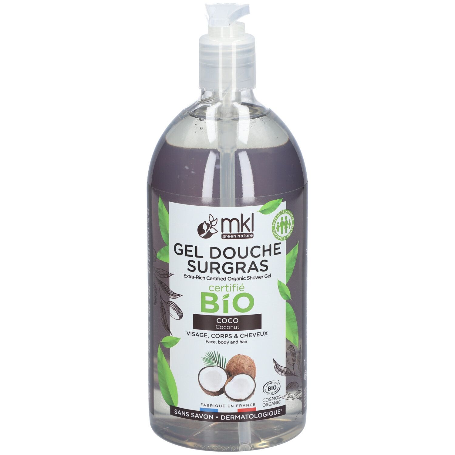 mkl GEL Douche Certifié BIO - Coco