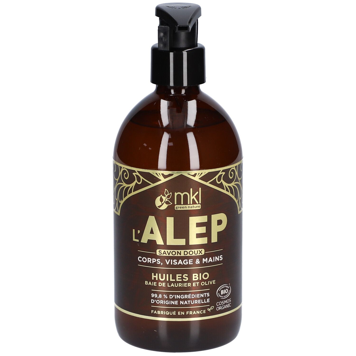 mkl green nature Savon D'alep- Certifié Cosmos Natural