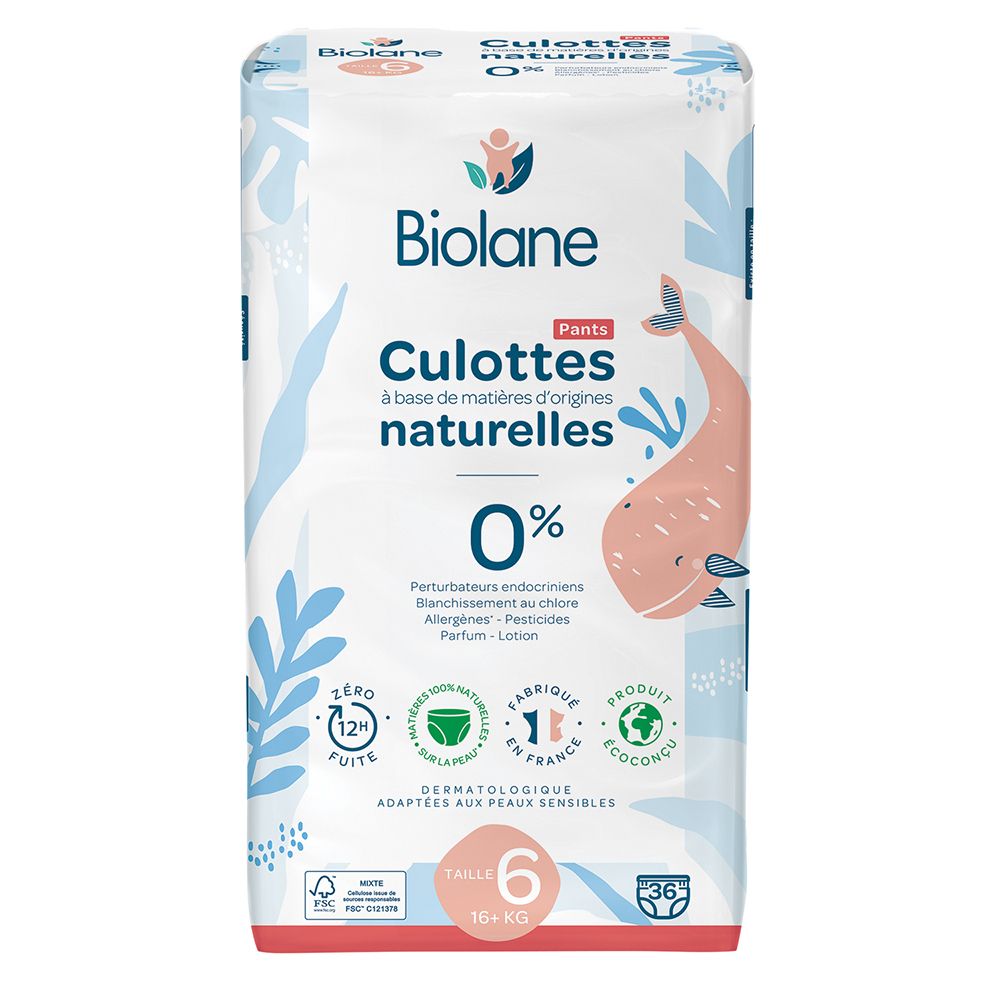 Biolane Couches culottes - Taille 6