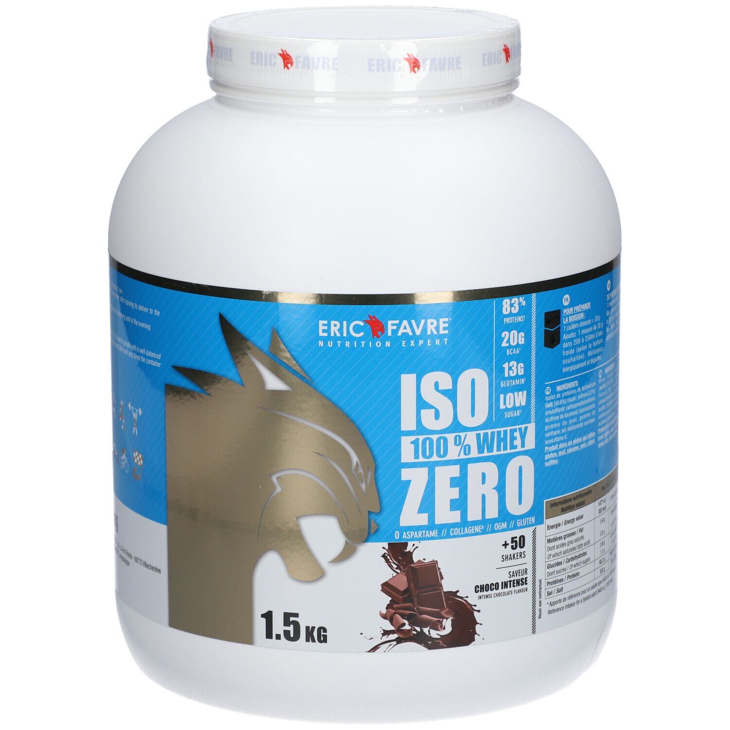 Eric Favre Iso Zero 100% Whey Protéine Choco Intense