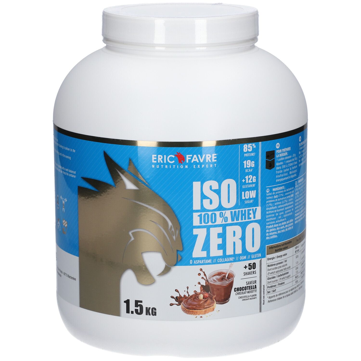 Eric Favre Iso Zero 100% Whey Protéine Saveur Chocotella