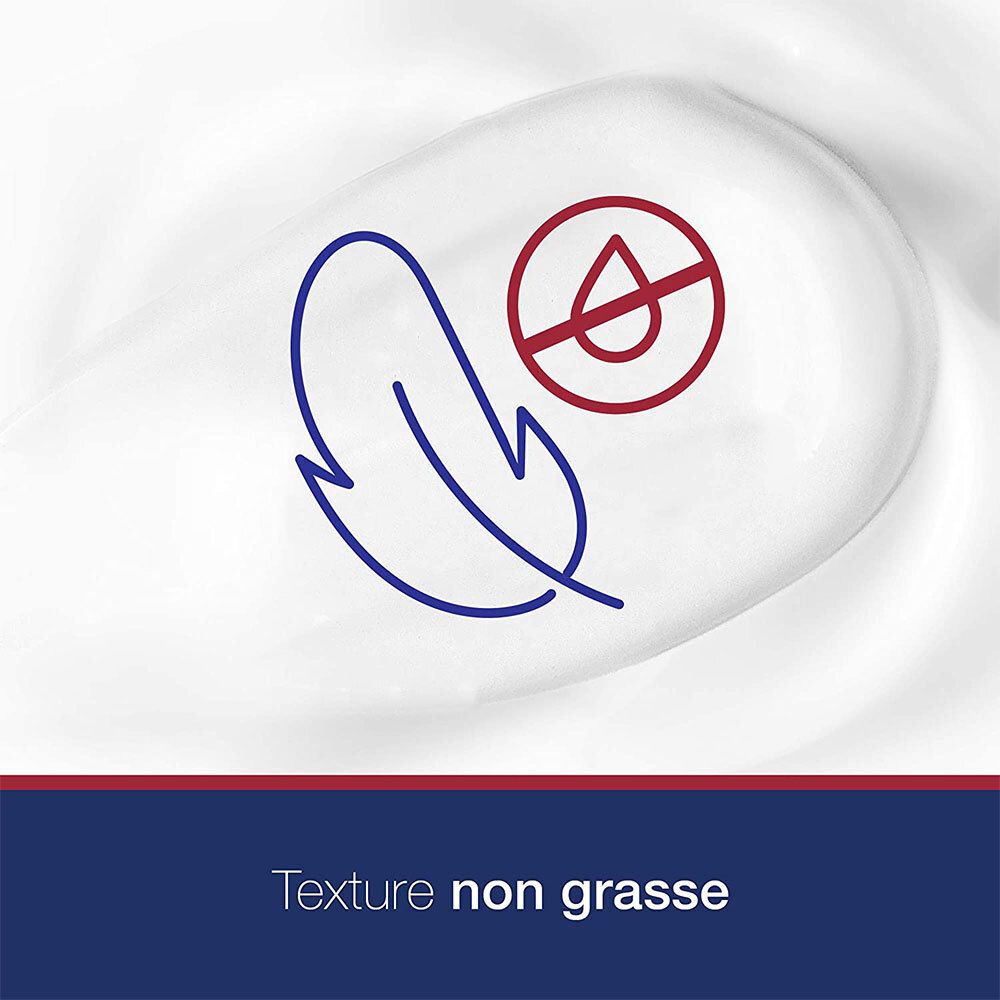 Plume et gouttes d'eau barrées. Texte: Texture non grasse.