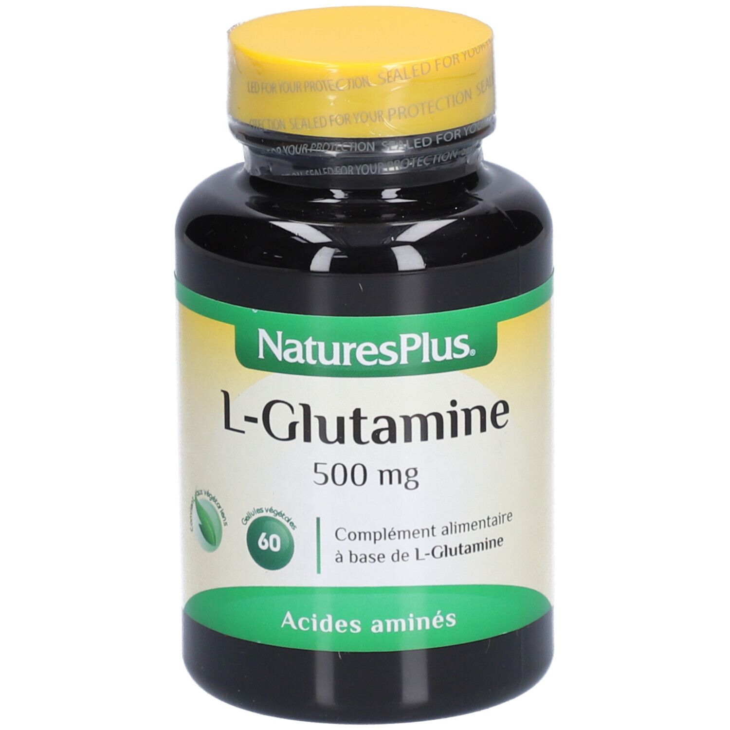 Nature's + L-Glutamine 500Mg Gel60