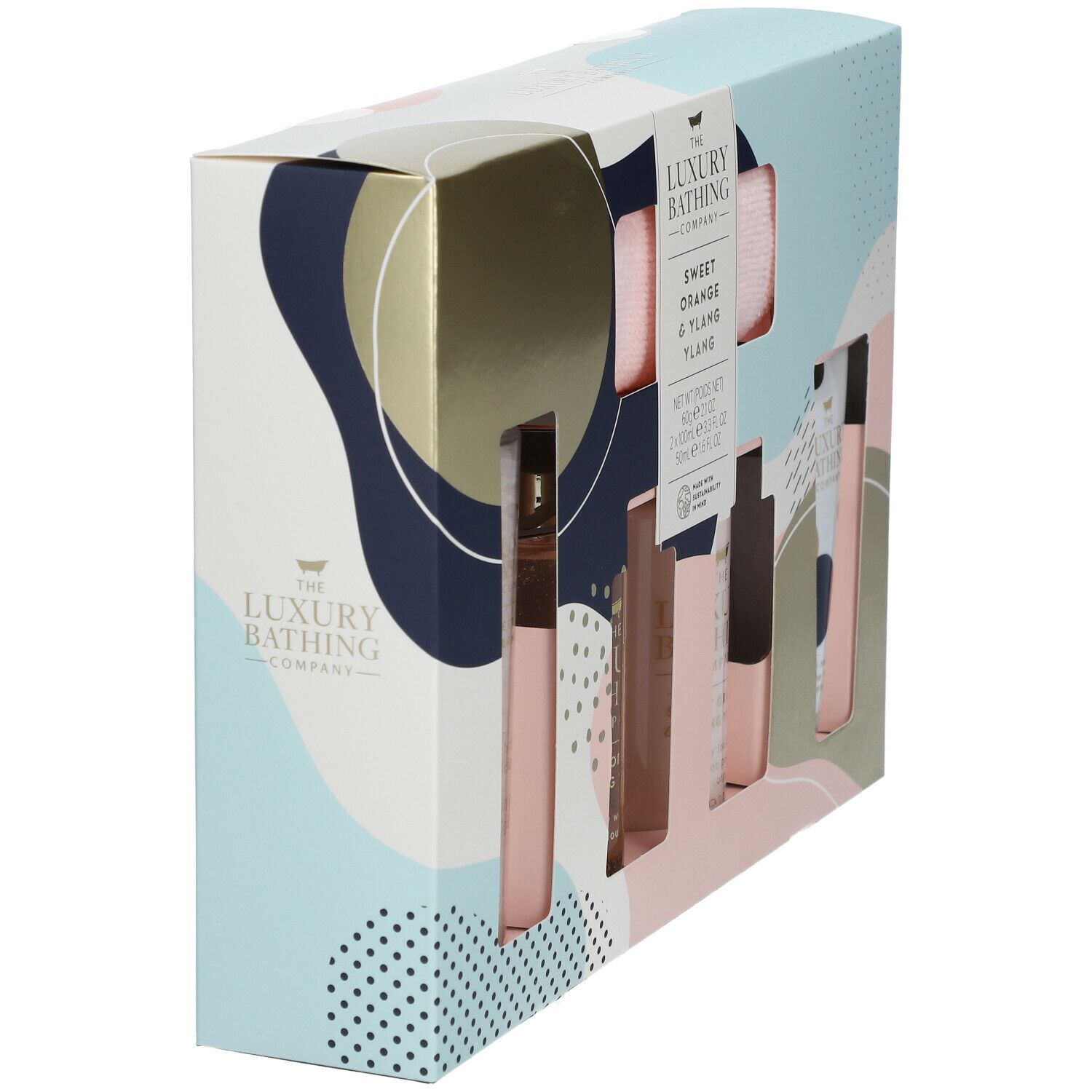 The Luxury Bathing Company Coffret ABSTRACT LAYERS Kopf bis Fuß Verwöhnung - Orange Sucrée et Ylang-Ylang