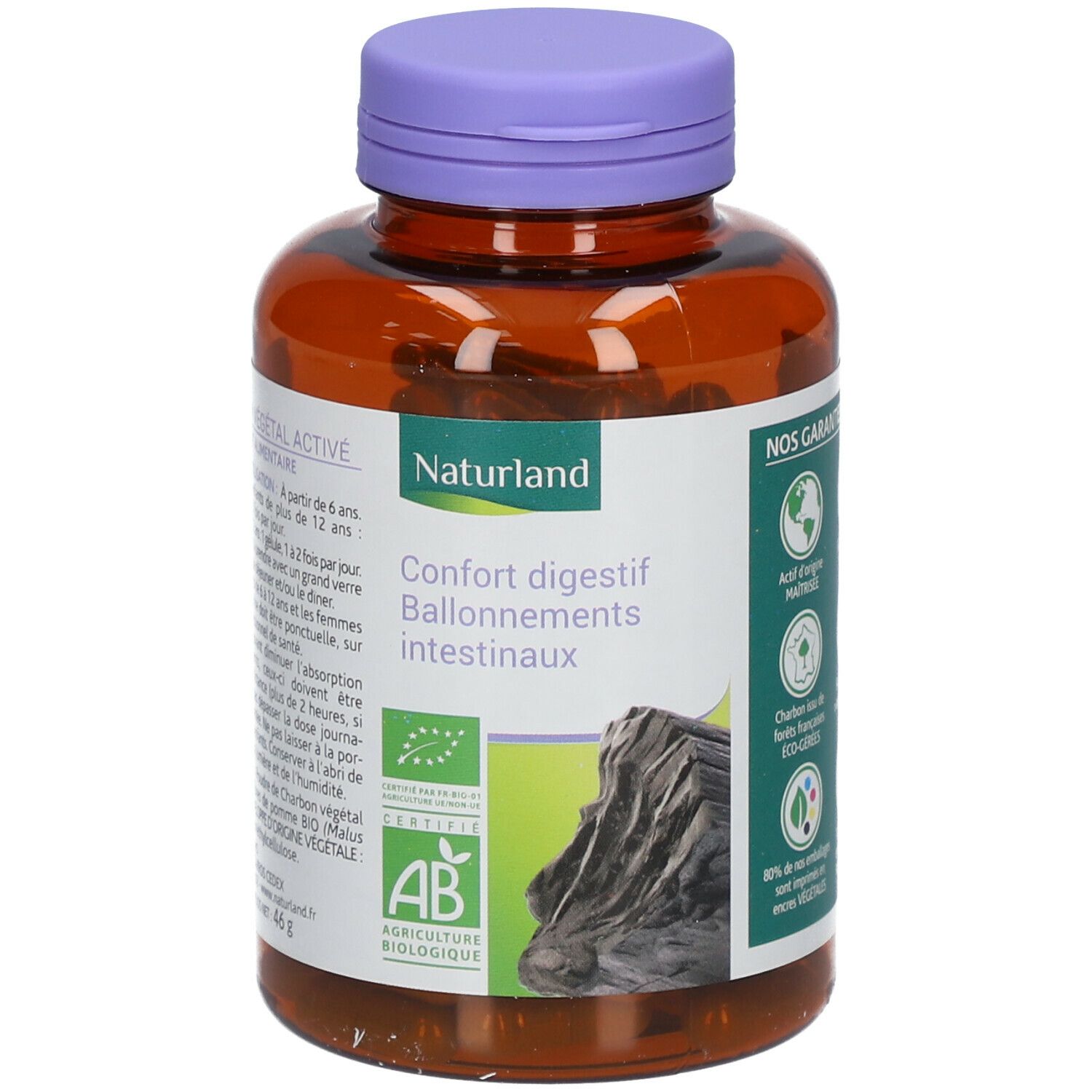 Naturland Charbon Végétal Activé BIO