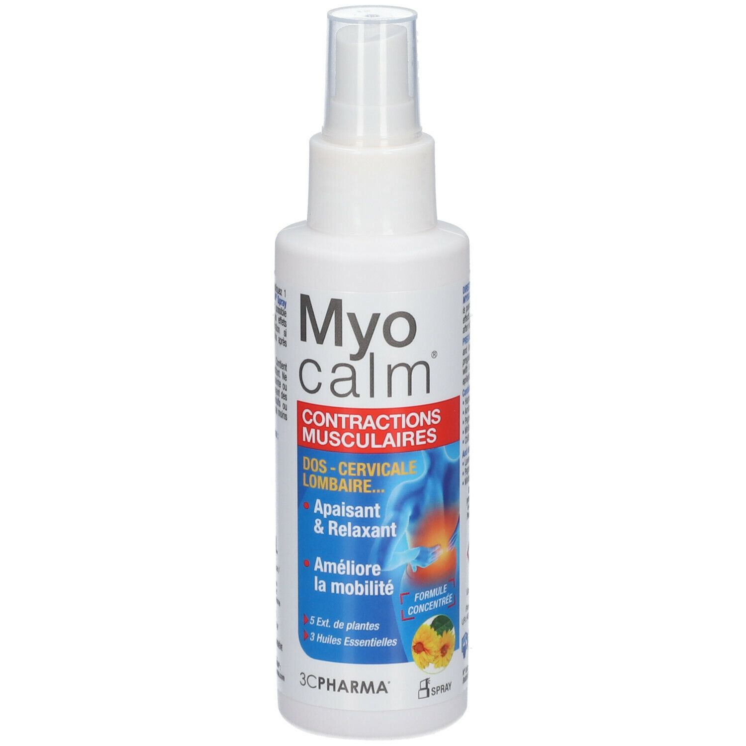 3C Pharma® Myocalm® Spray Contractions musculaires
