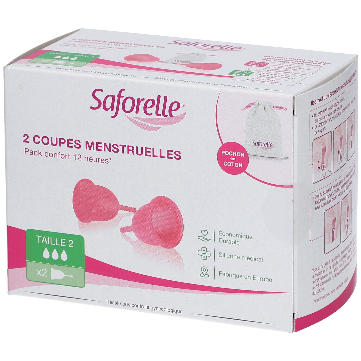 Saforelle® Coupe Menstruelle Taille 2