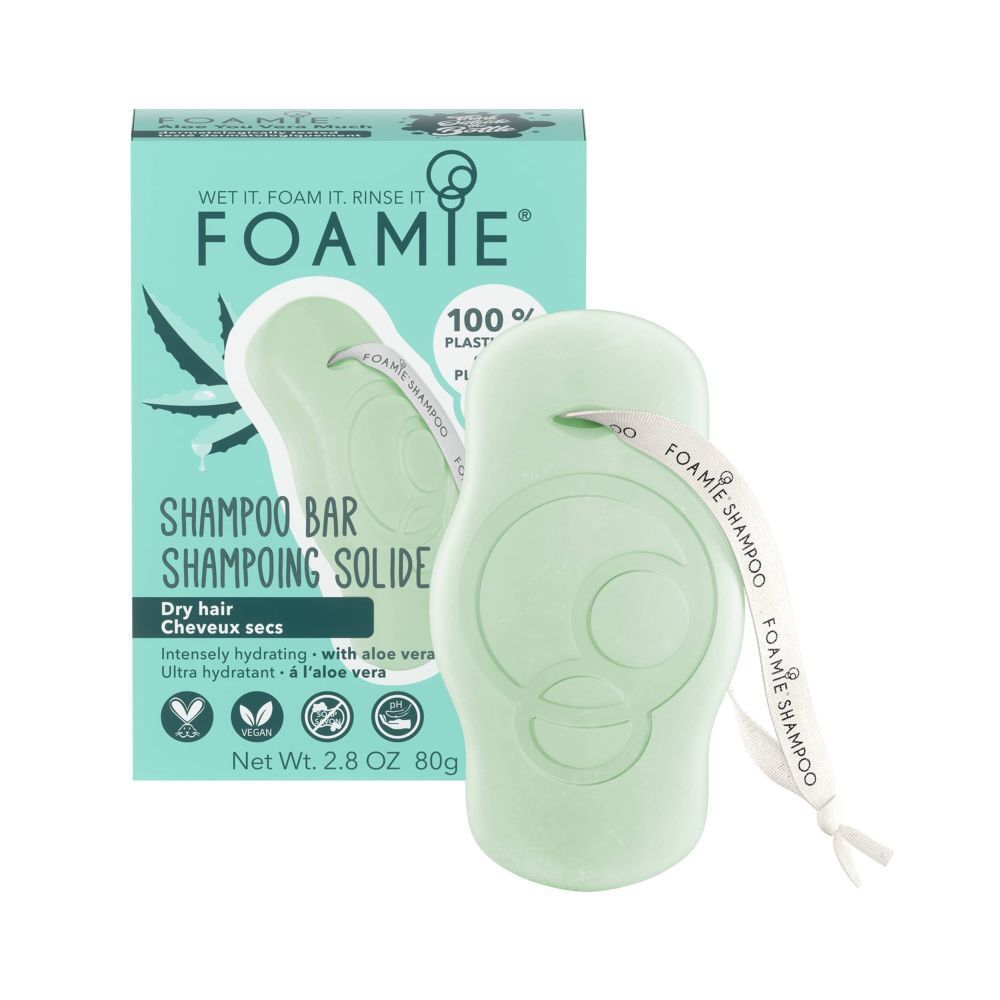 Foamie® Shampooing solide Aloe You Vera Much Cheveux secs