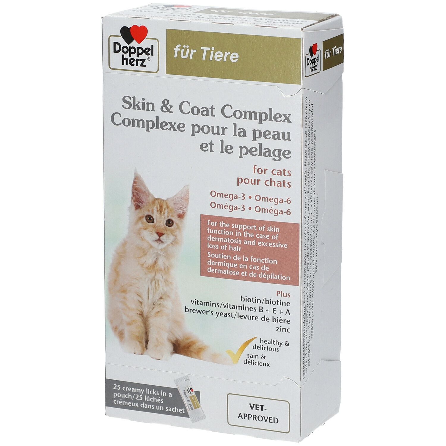 Doppelherz® Peau&Pelage Complexe pour chats - Licks