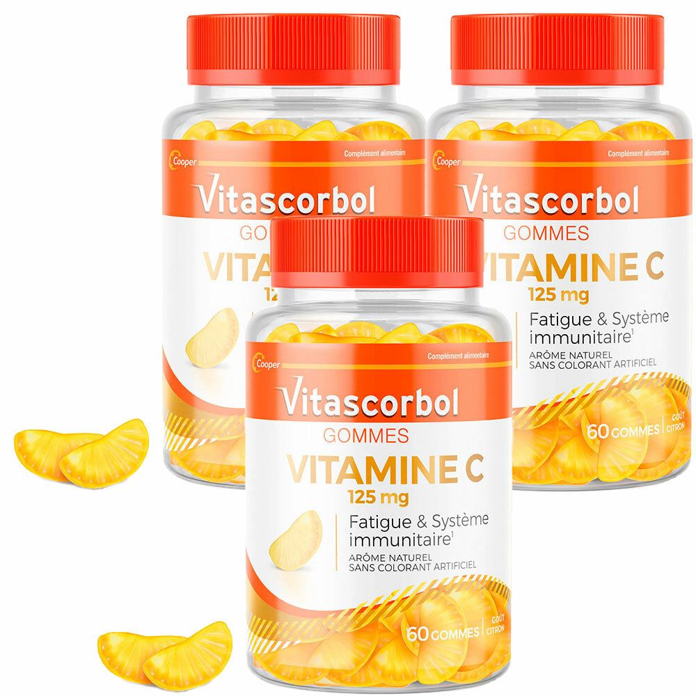 VitascorbolGommes Vitamine C 125 mg