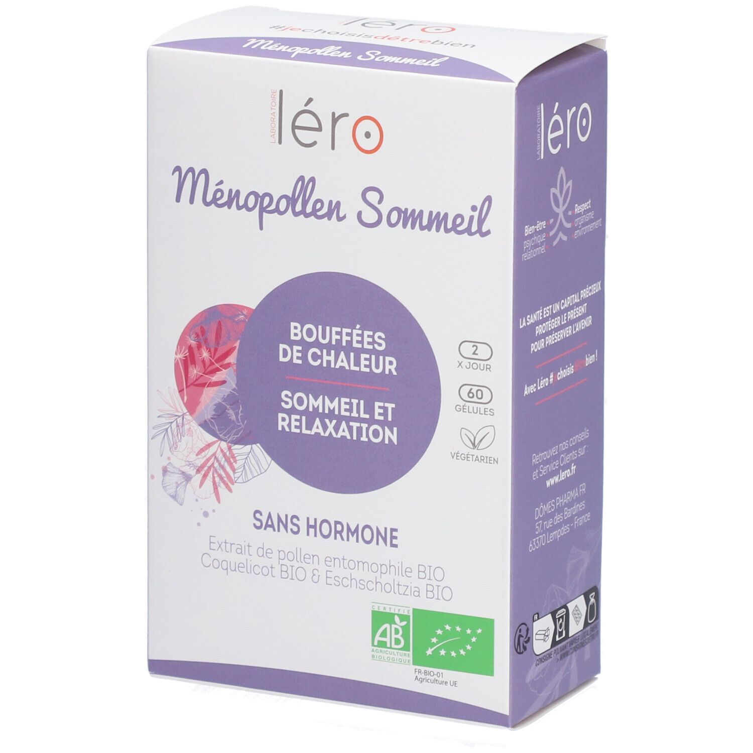 Lero Menopollen Sommeil Gelul Gélule