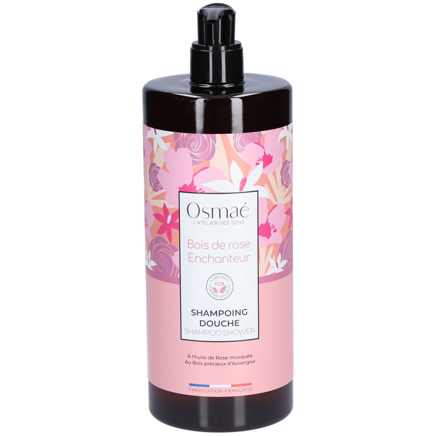Osmaé Shampoing Douche Bois de Rose Enchanteur