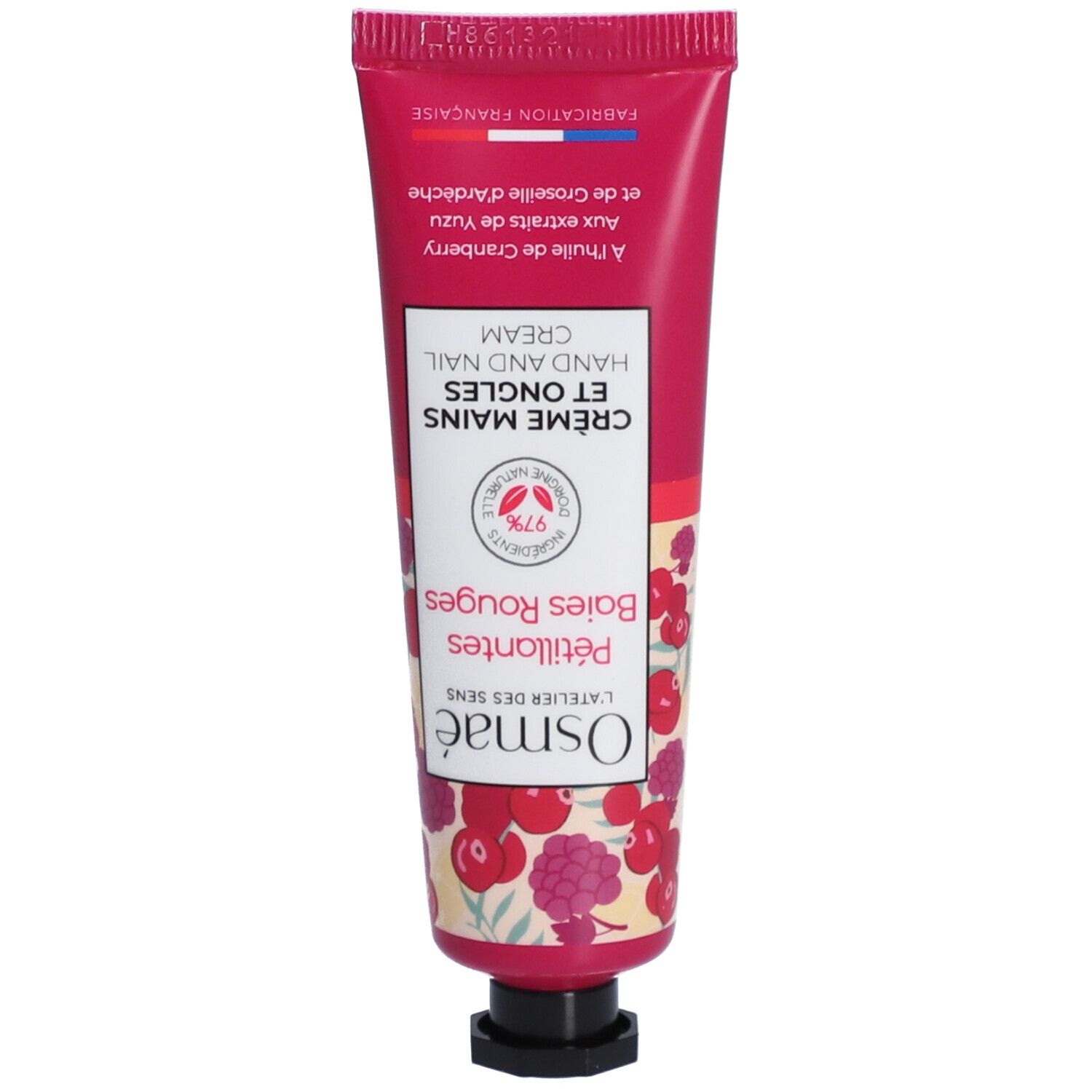 Osmaé Creme mains et ongles Pétillantes Baies Rouges