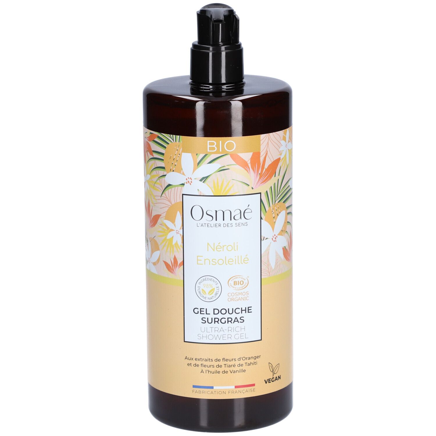 Osmaé Gel Douche Surgras Néroli Ensoleillé Bio
