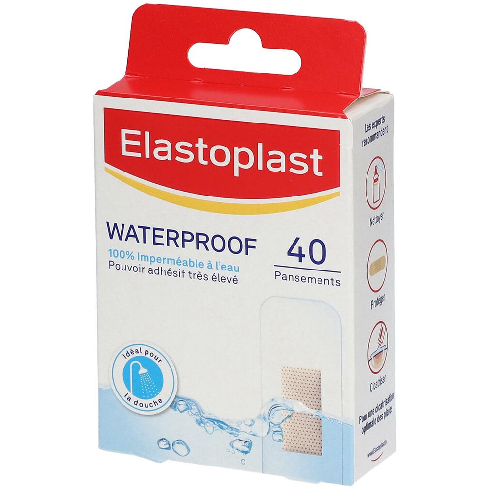 Elastoplast Pansements Waterproof 65 mm x 25 mm