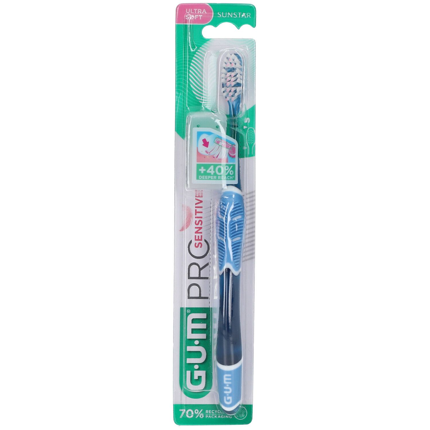 Gum® PRO Sensitive Brosse à dents ultra soft 510