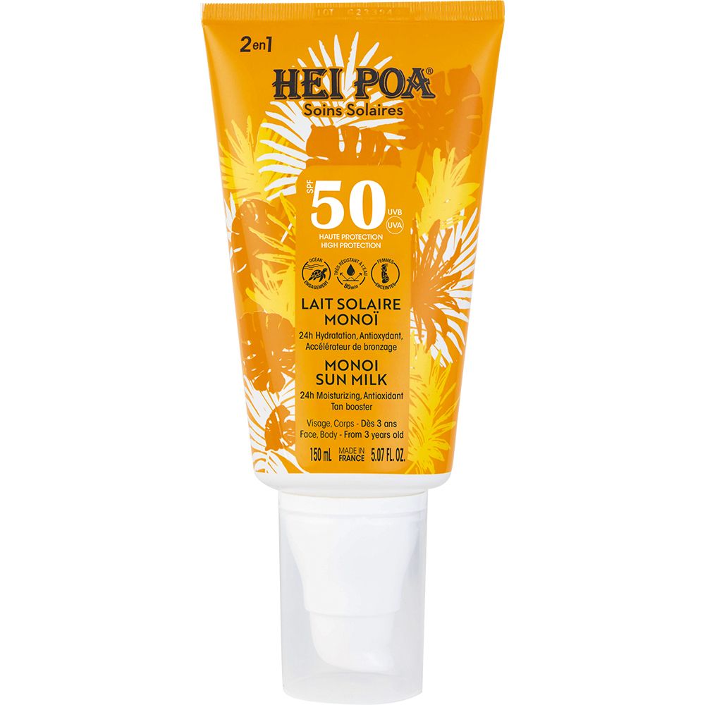 Heipoa Lait Fondan SOL Spf50 150Ml 150 ml Milch