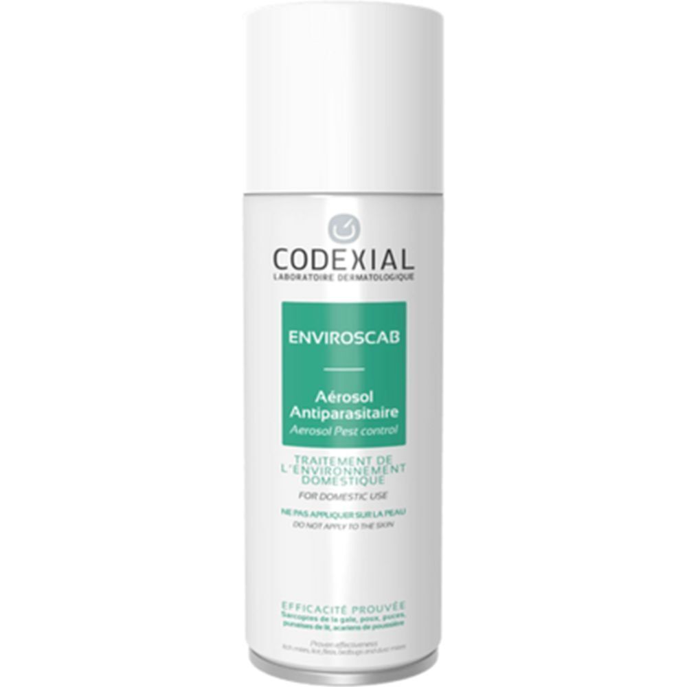 Enviroscab Aérosol Antiparasitaire, Spray antiparasitaire pour l'environnement, spray 200