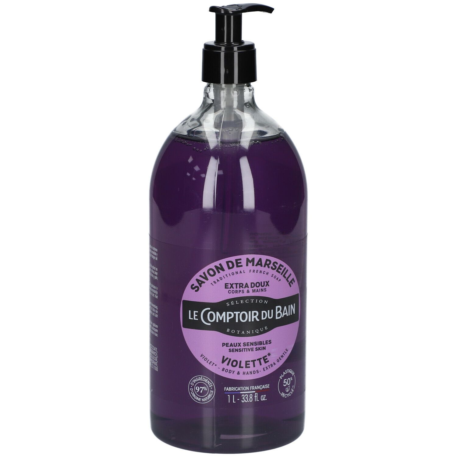 Le Comptoir du Bain Traditionelle Seife aus Marseille Violett - Ab 6 Jahre