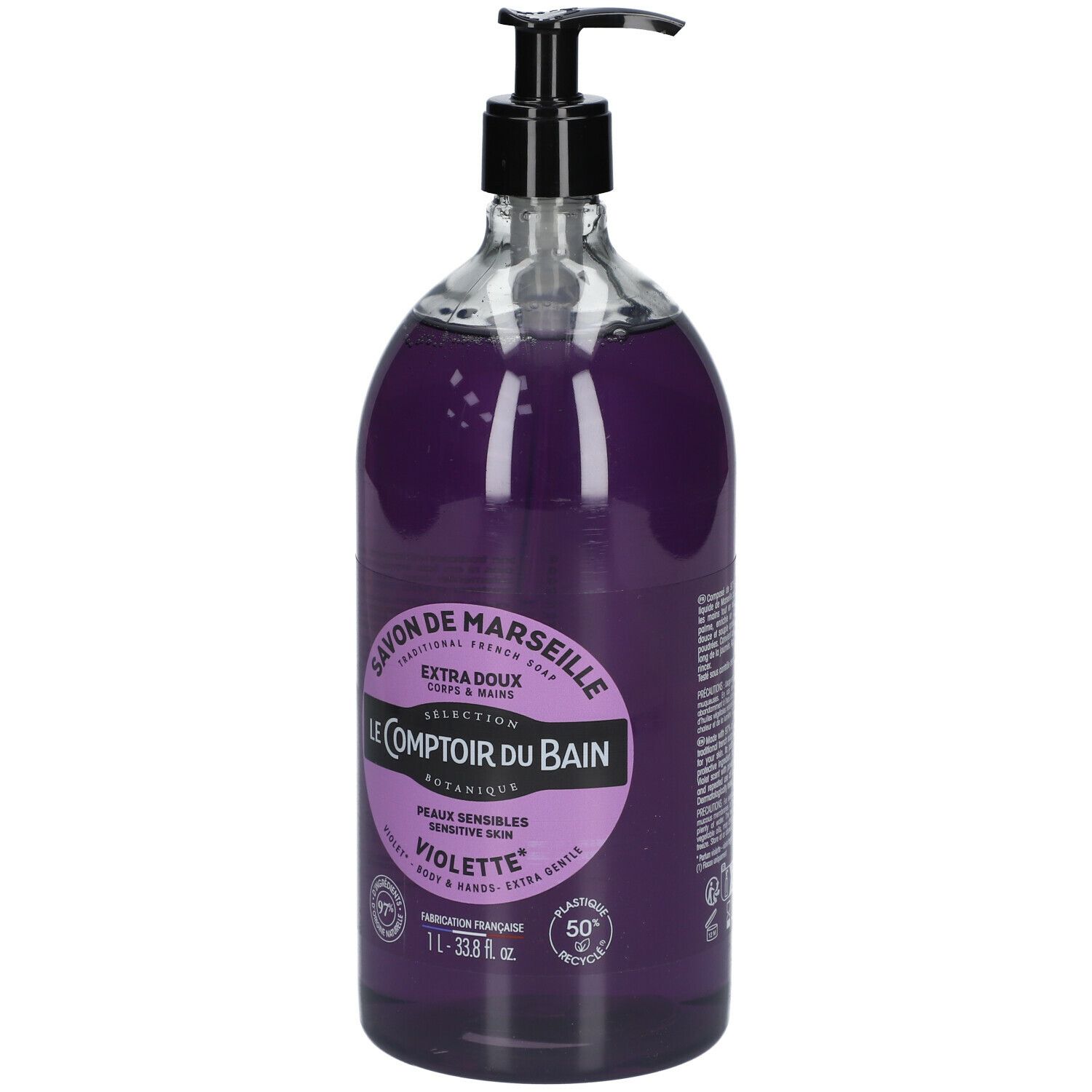 Le Comptoir du Bain Traditionelle Seife aus Marseille Violett - Ab 6 Jahre