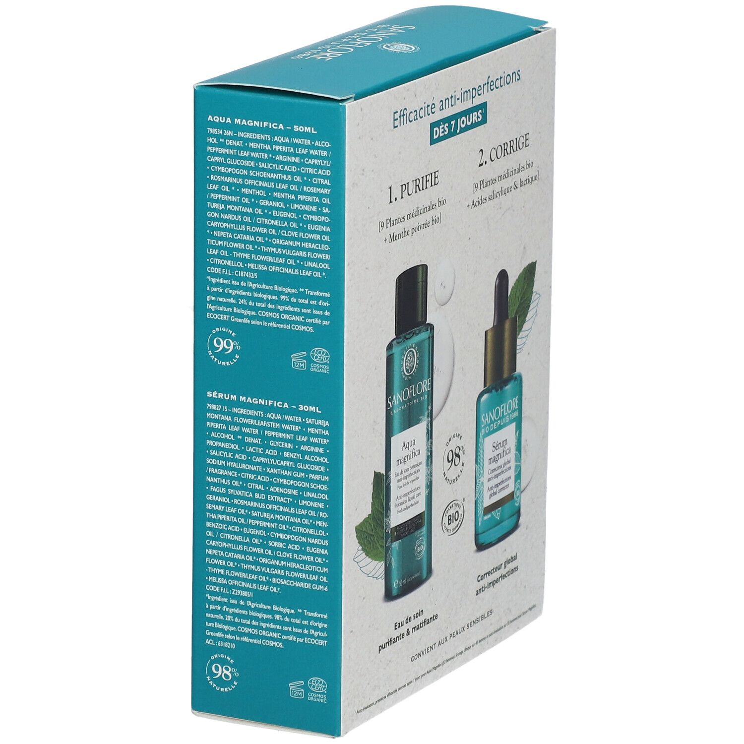 SANOFLORE Coffret Magnifica Duo Anti-Imperfektionen Bio-zertifiziert