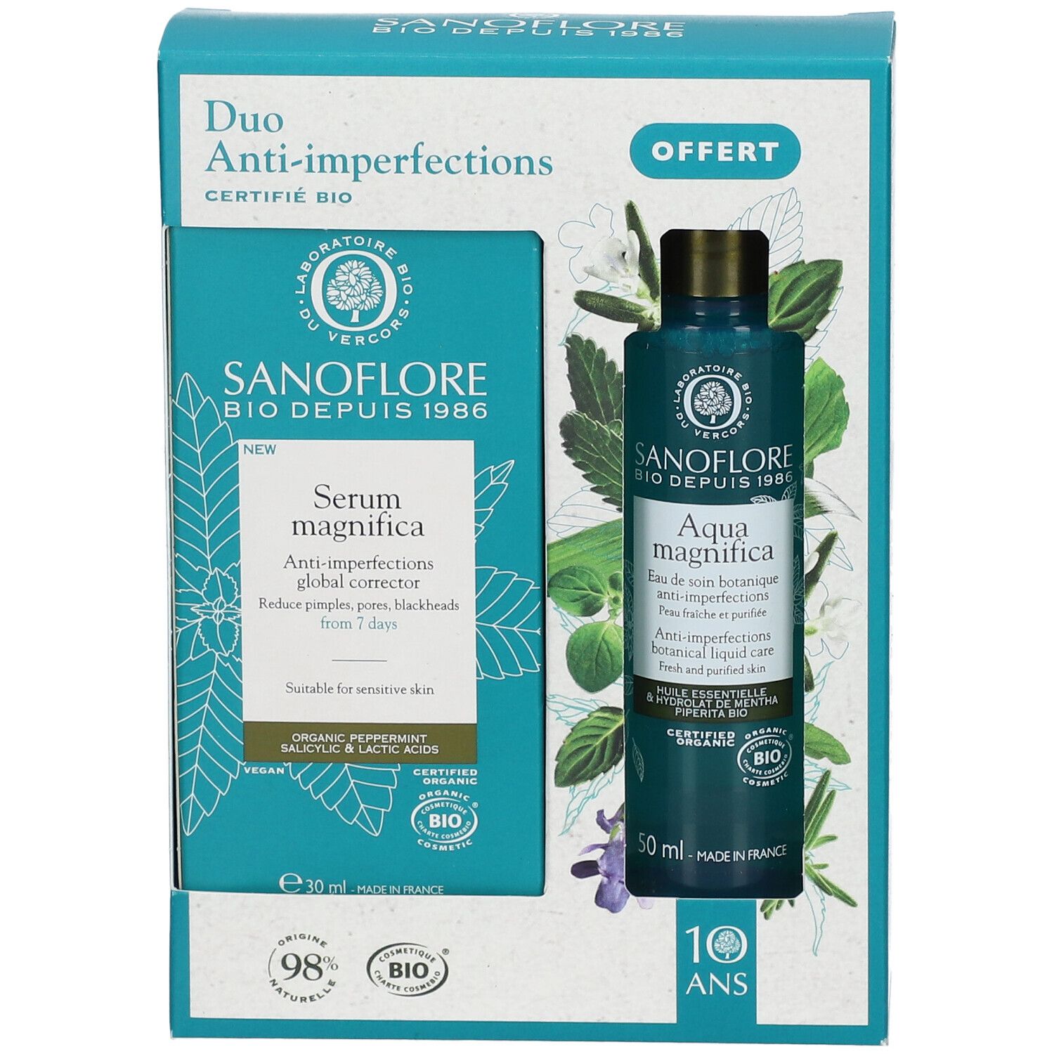SANOFLORE Coffret Magnifica Duo Anti-Imperfektionen Bio-zertifiziert