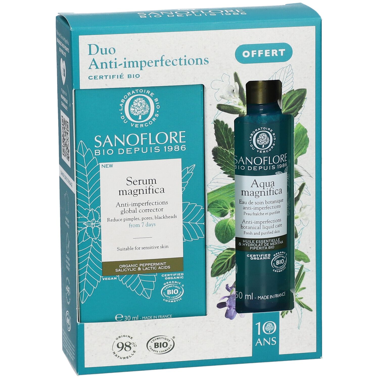 SANOFLORE Coffret Magnifica Duo Anti-Imperfektionen Bio-zertifiziert