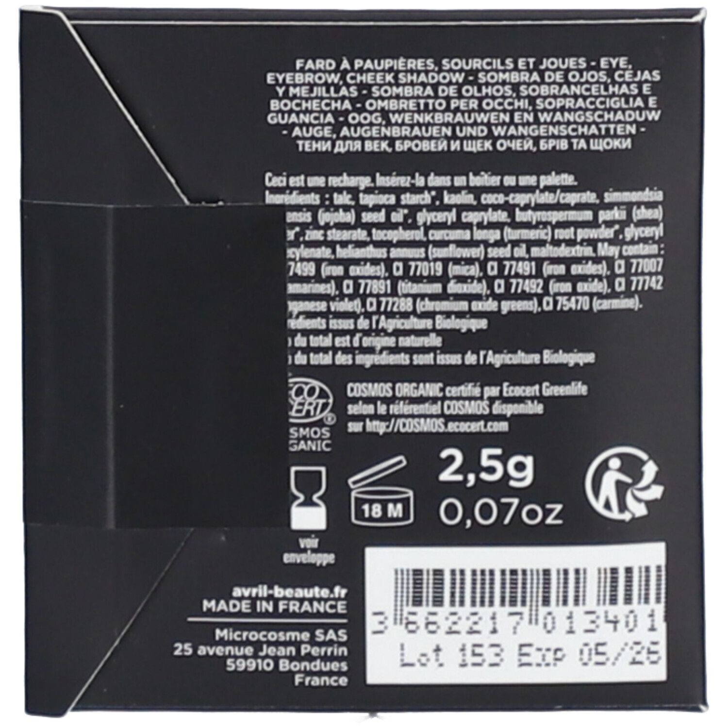 Avril - Zertifizierter Bio-Lidschatten