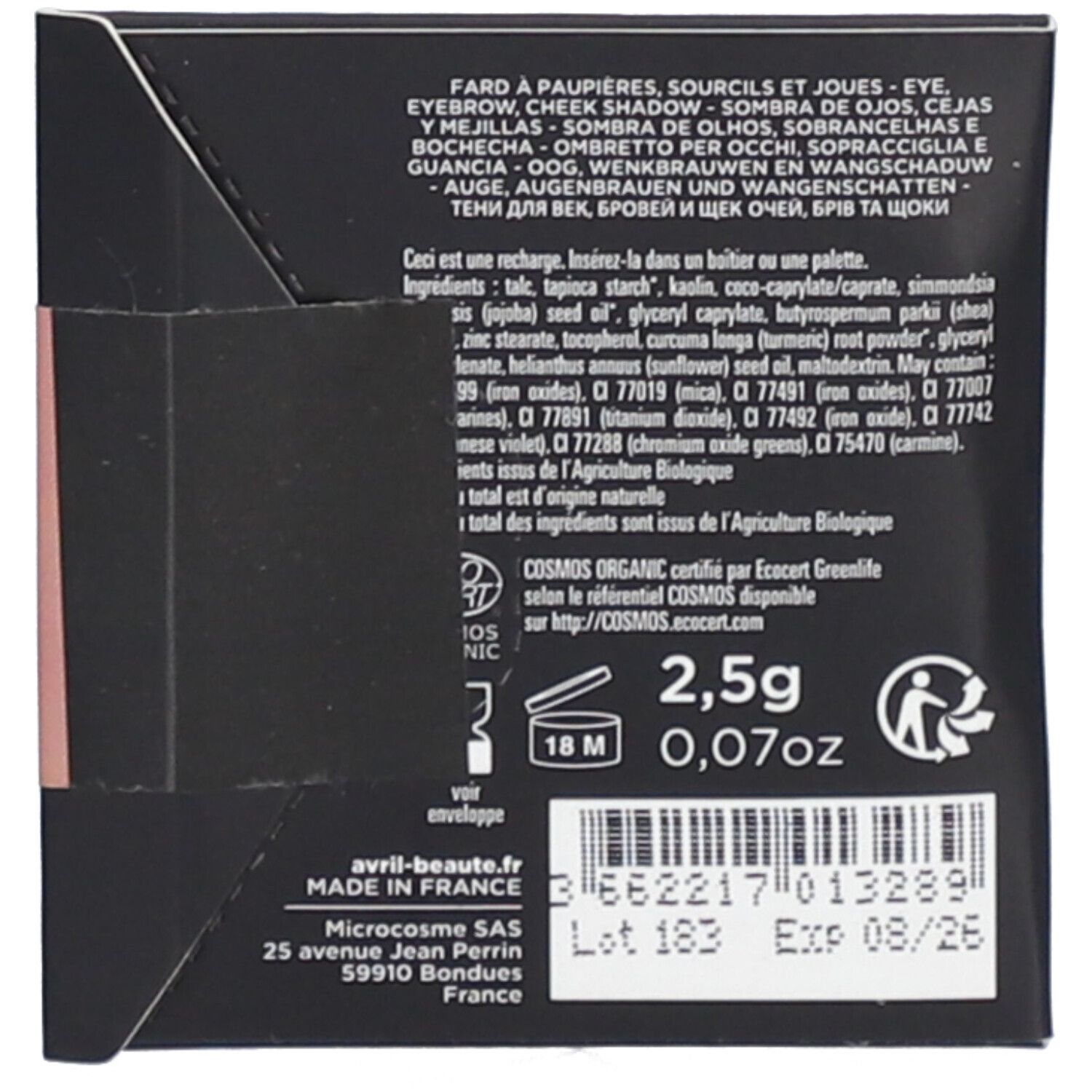 Avril - Zertifizierter Bio-Lidschatten