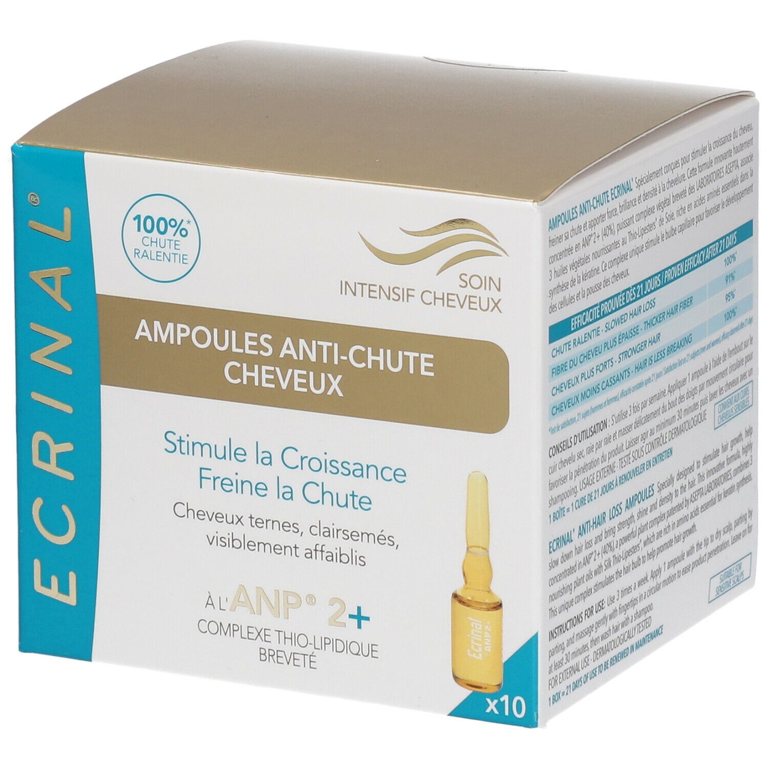 ECRINAL® Intensiv-Haarpflege Ampullen gegen Haarausfall mit ANP® 2+