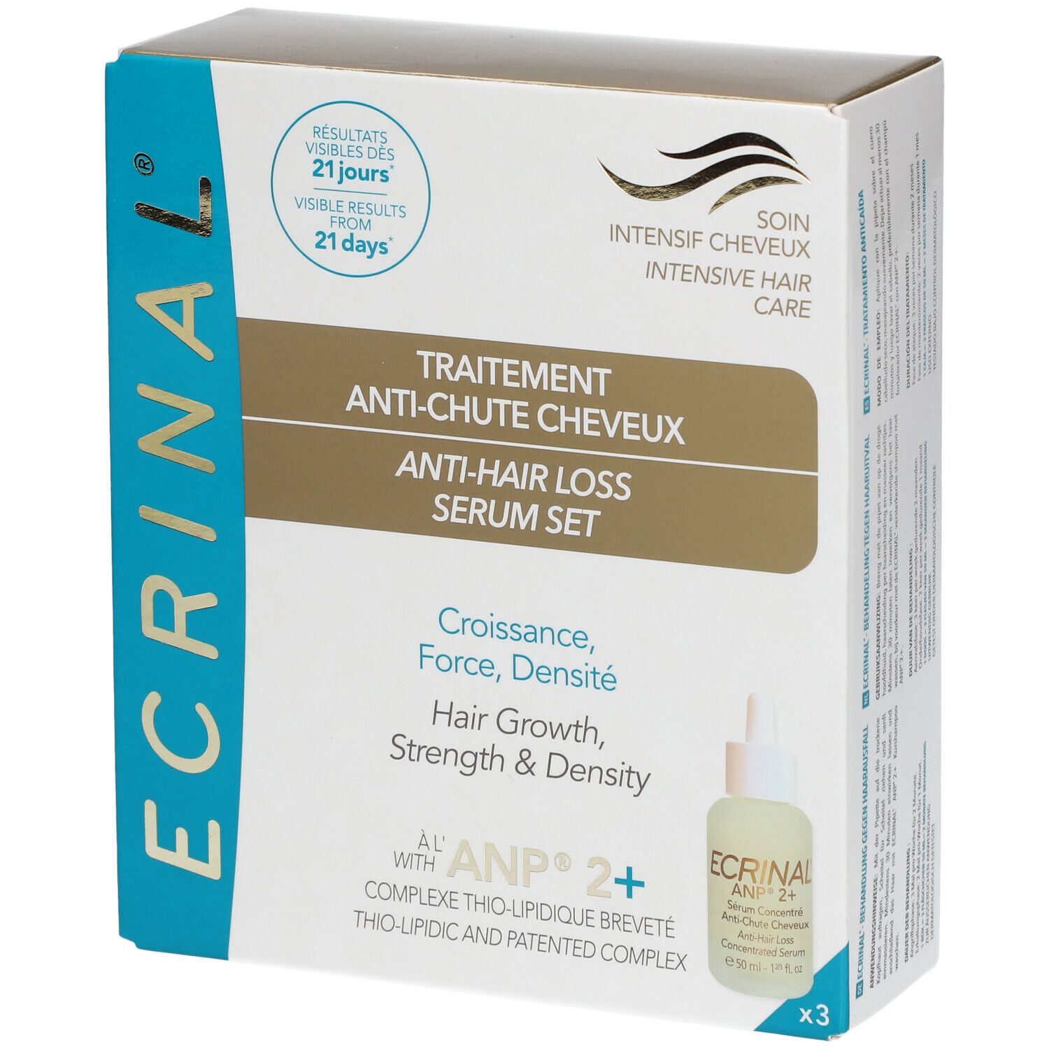 Ecrinal® Intensivpflege für das Haar Anti-Haarausfall-Behandlung mit Anp®2+