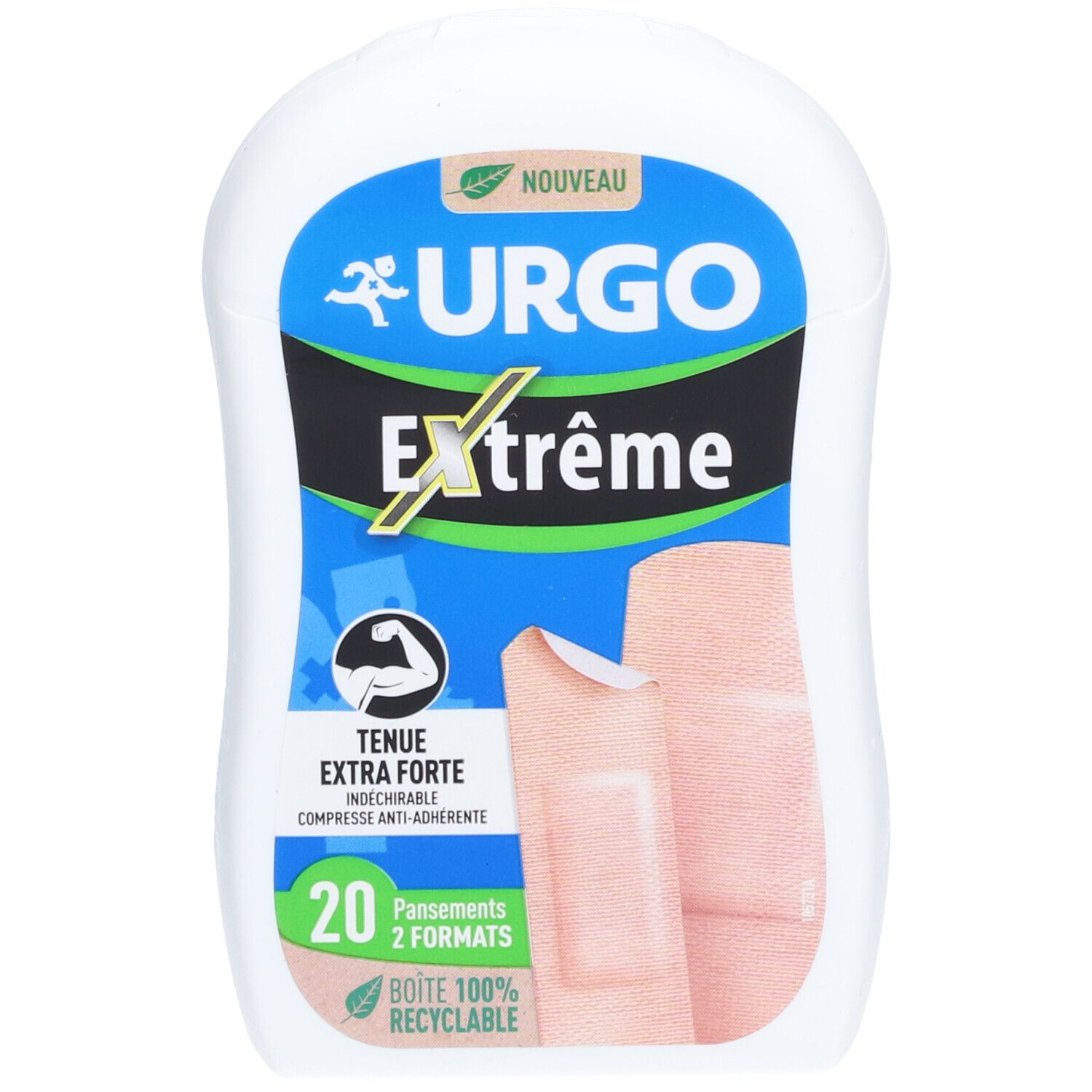 Urgo Extrême Pansement adhésif, fixation extraforte, prédécoupé