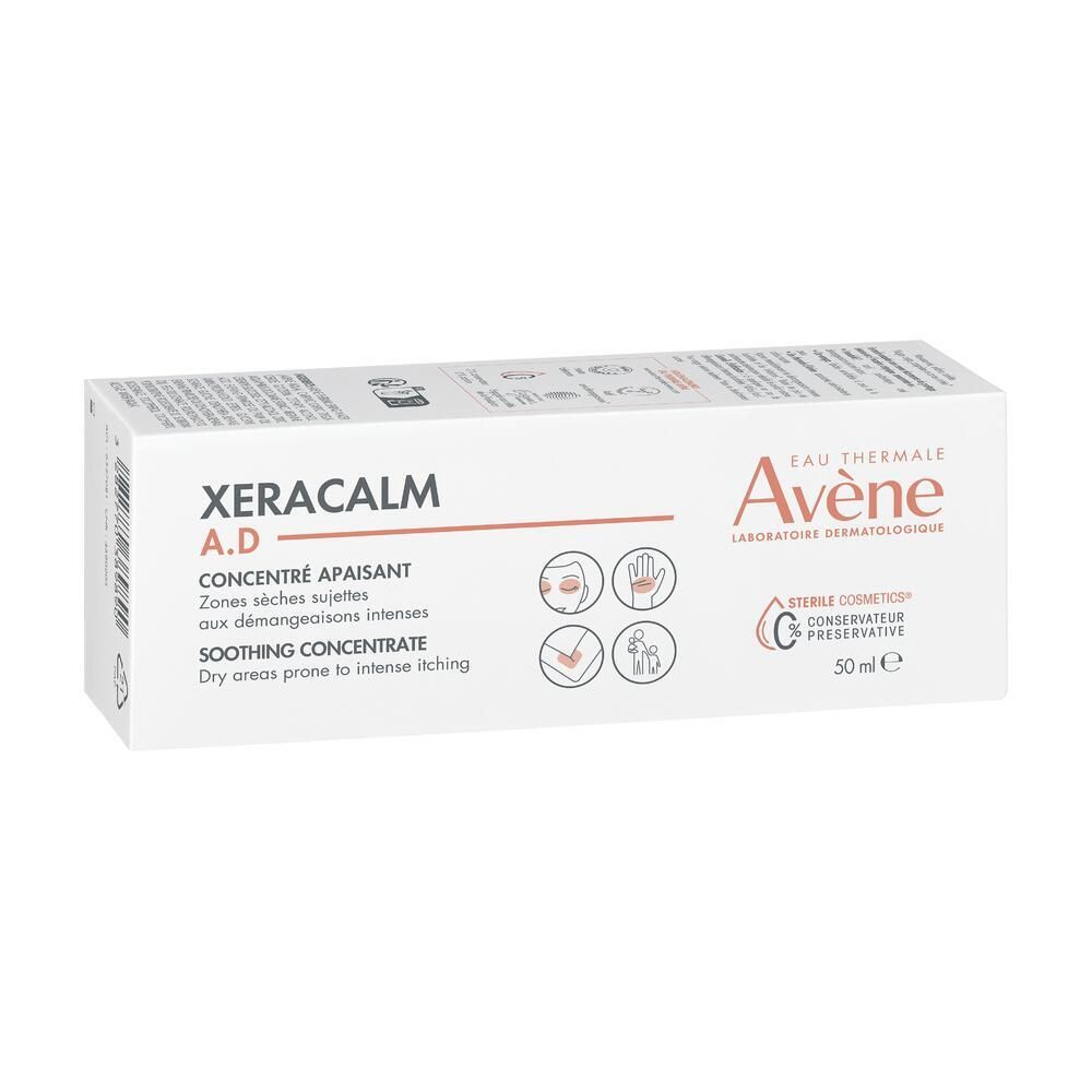 Boîte avec nom et logo du produit. Contient 50 ml. Cosmétique stérile.