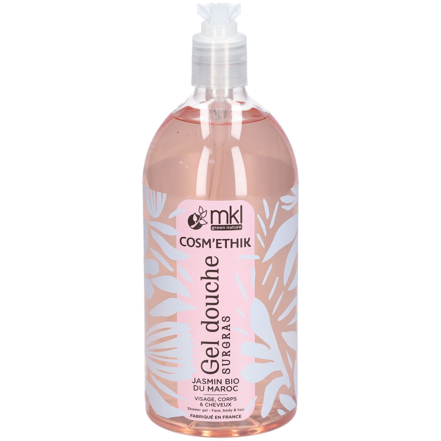 mkl GEL Douche Cosm'ethik 1L - Jasmin BIO DU Maroc