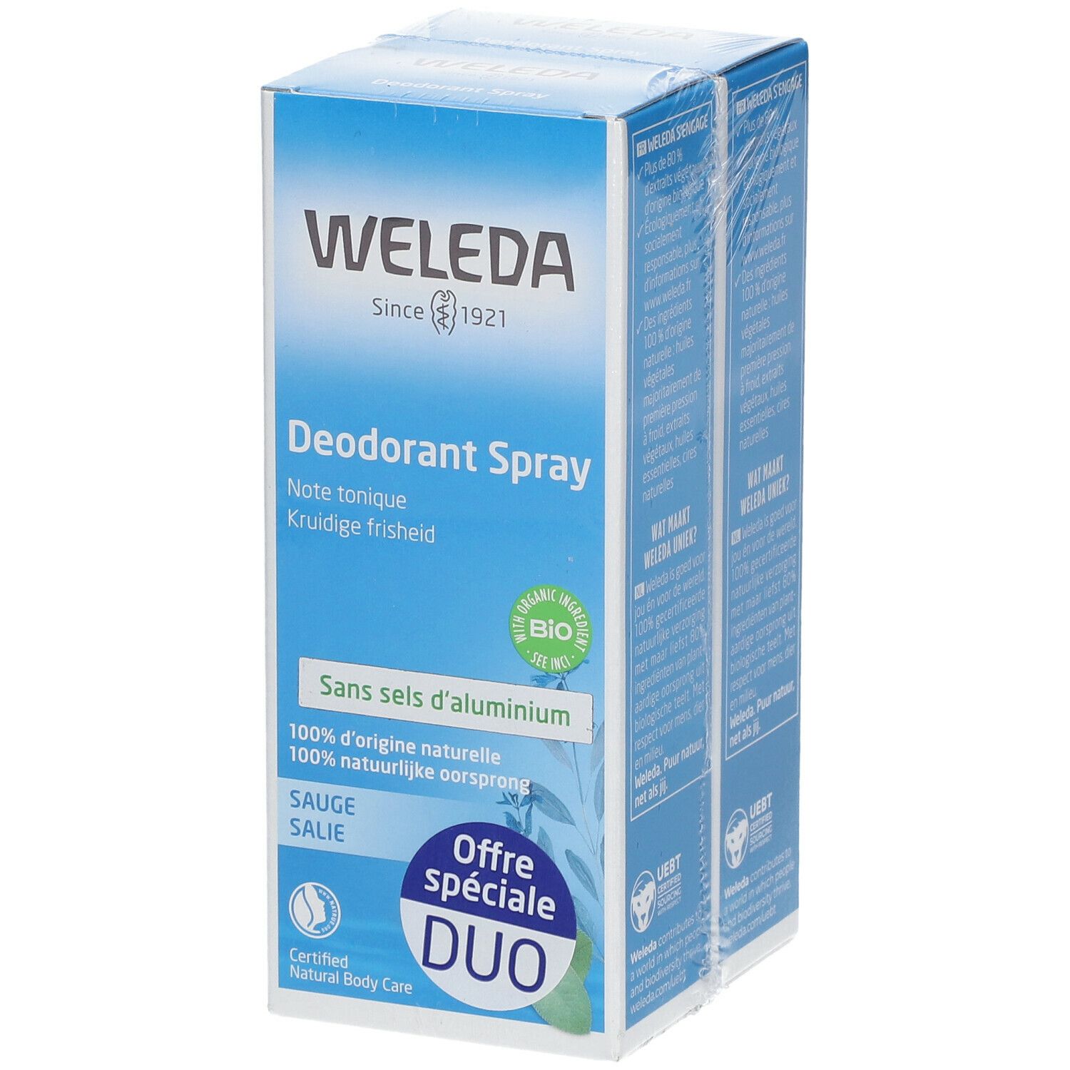 Weleda Sauge Déodorant Spray Duo