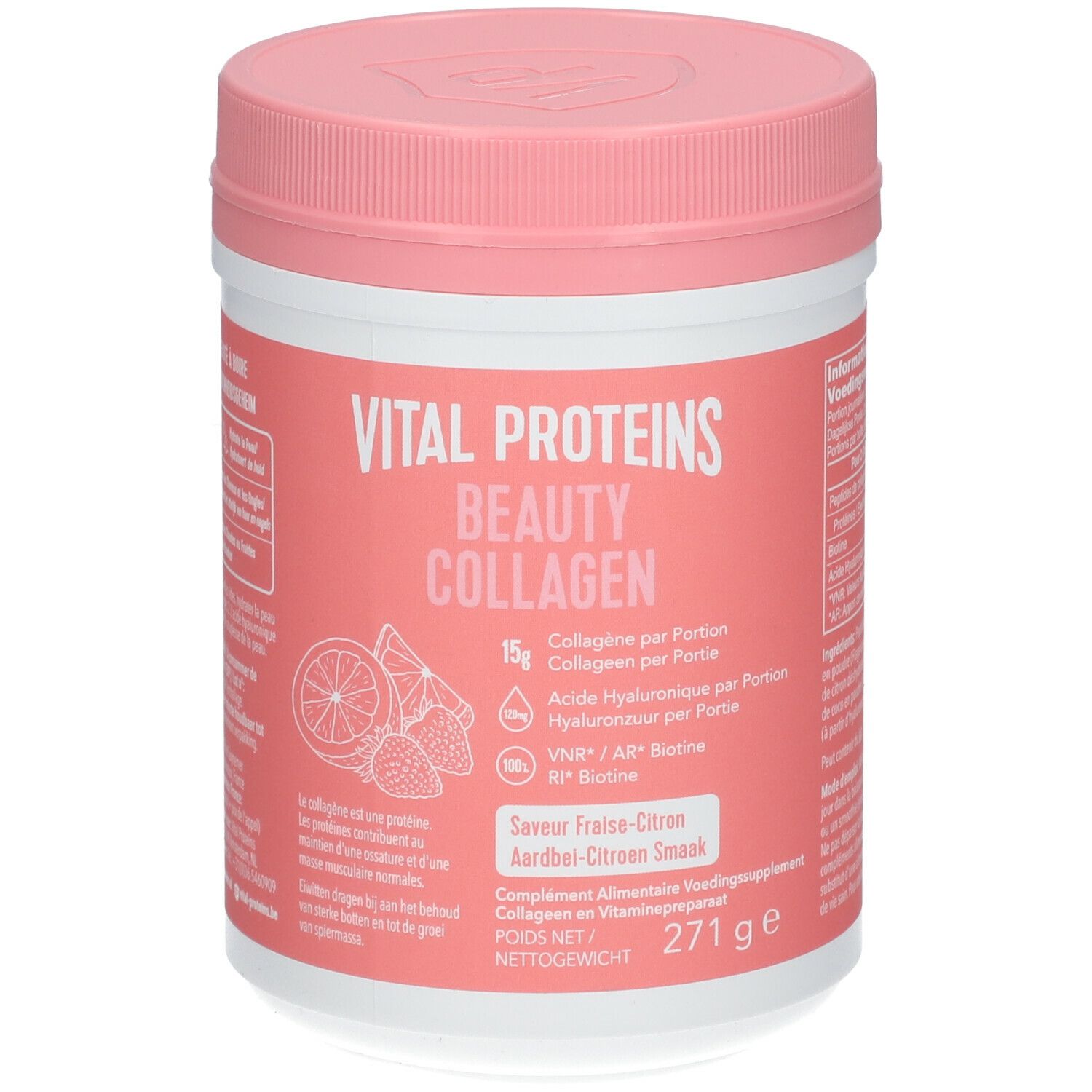 Vital Proteins Beauty Collagen Fraise et Citron