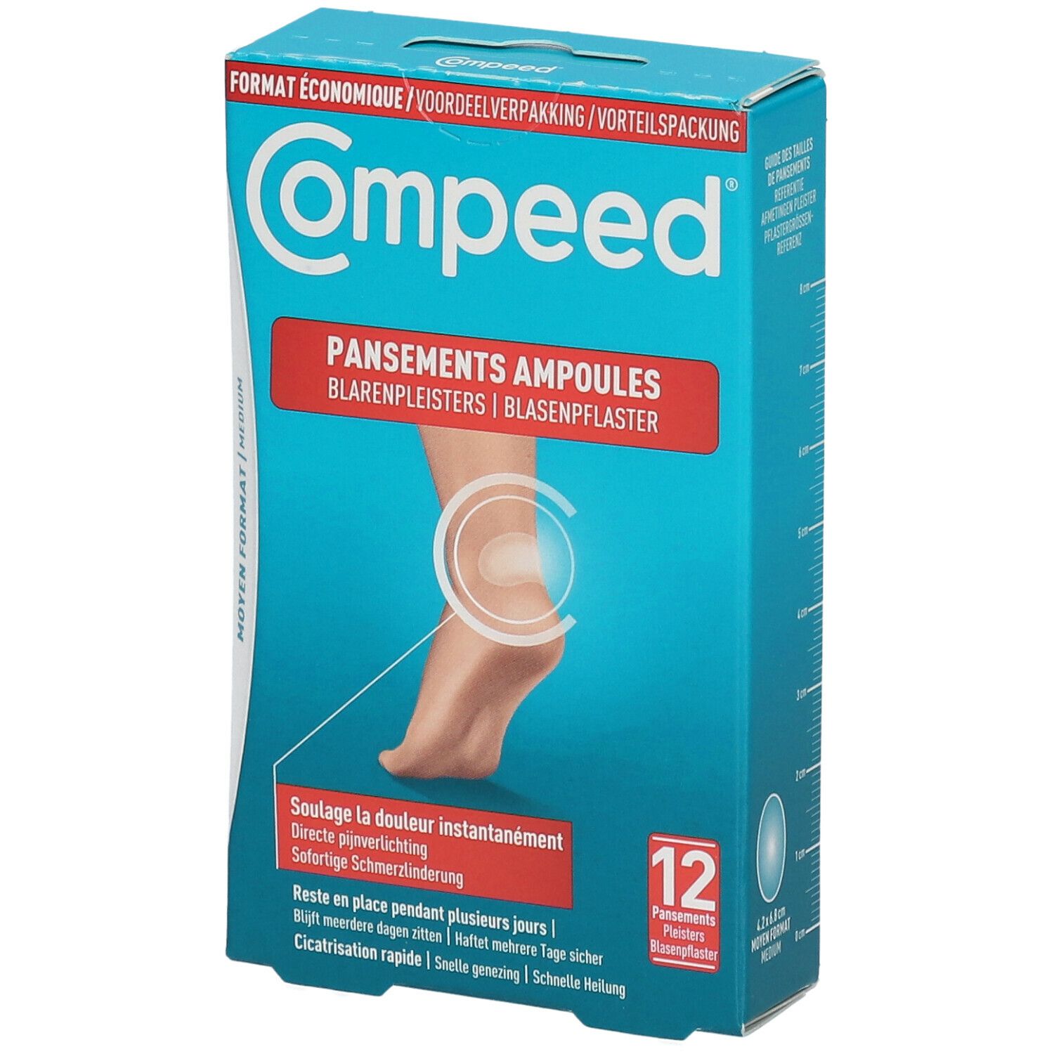 Compeed® - Pansements Ampoules Moyen Format Economique x12