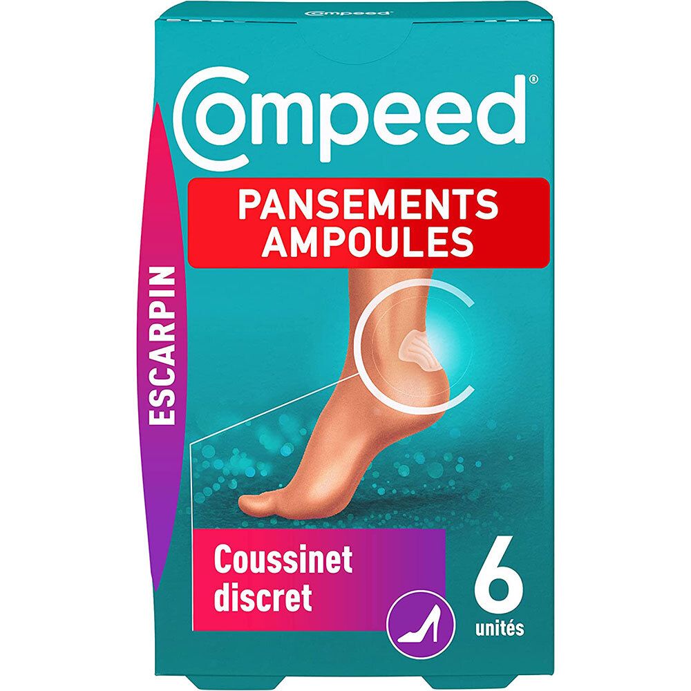 Compeed® - Pansements Ampoules Talons Escarpins x6