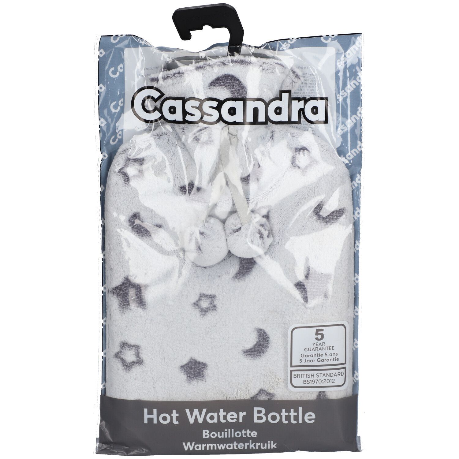 Cassandra Bouillotte Housse Super soft Nuit 1,8L